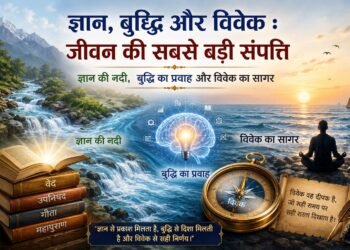 ज्ञान, बुद्धि और विवेक : जीवन की सबसे बड़ी संपत्ति,ज्ञान की नदी,  बुद्धि का प्रवाह और विवेक का सागर: तेजबहादुर सिंह भुवाल