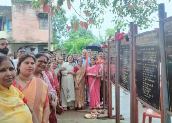 3 करोड़ 27 लाख 52 हजार का भूमिपूजन, रिसाली का दशहरा मैदान 2 करोड़ से संवरेगा