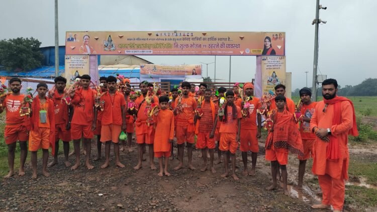 पंडरिया विधायक भावना बोहरा द्वारा अमरकंटक में कबीरधाम जिले के कांवड़ियों हेतु निःशुल्क भोजन और विश्राम की सुविधा, सावन के प्रथम दिन 400 कांवड़ियों का हुआ आगमन