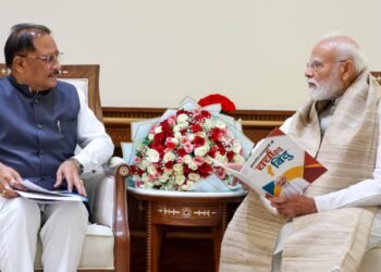 प्रधानमंत्री नरेंद्र मोदी से मुख्यमंत्री साय ने की भेंट, छत्तीसगढ़ के विकास और ‘बस्तर विजन’ पर हुई विस्तृत चर्चा