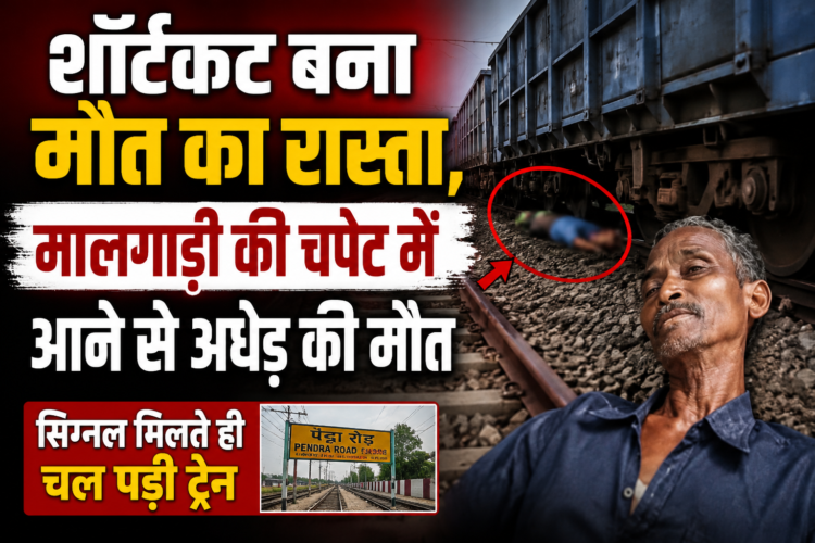 शॉर्टकट बना मौत का रास्ता, मालगाड़ी की चपेट में आने से अधेड़ की मौत