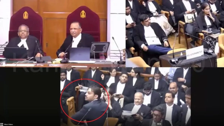 सुप्रीम कोर्ट में हंगामा: वकील ने फाइल उछाली, CJI सूर्यकांत पर अभद्र टिप्पणी