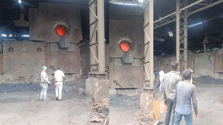 रायगढ़ के मां शिवा प्लांट में बड़ा हादसा, इंडक्शन फर्नेस की चपेट में आए 5 श्रमिक