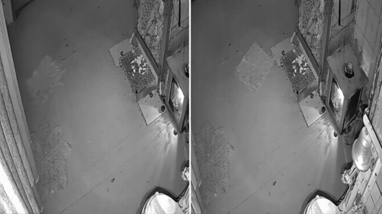 हनुमान मंदिर में रहस्यमयी घटना! CCTV में अपने आप खिसकता दिखा आसन