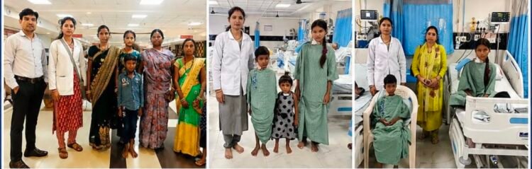 चिरायु टीम की पहल से तीन बच्चों को मिला नया जीवन: समय पर पहचान, उचित रेफरल और विशेषज्ञ उपचार से जन्मजात हृदय रोग से पीड़ित बच्चों का सफल उपचार