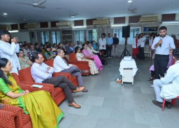 नेत्रदान को बढ़ावा देने के लिए अम्बेडकर अस्पताल में राज्य स्तरीय कार्यशाला आयोजित