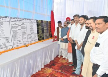उप मुख्यमंत्री अरुण साव ने 32 करोड़ के कार्यों का किया भूमिपूजन