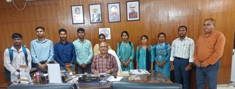 केटीयू में भानुप्रतापपुर के पत्रकारिता विद्यार्थियों का शैक्षणिक भ्रमण, मीडिया की बारीकियां सीखीं