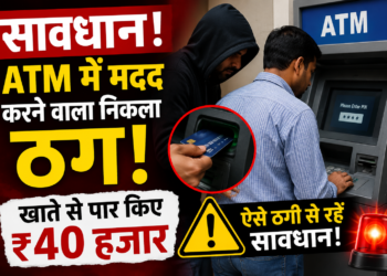 सावधान! एटीएम में मदद करने वाला निकला ठग, खाते से पार किए ₹40 हजार