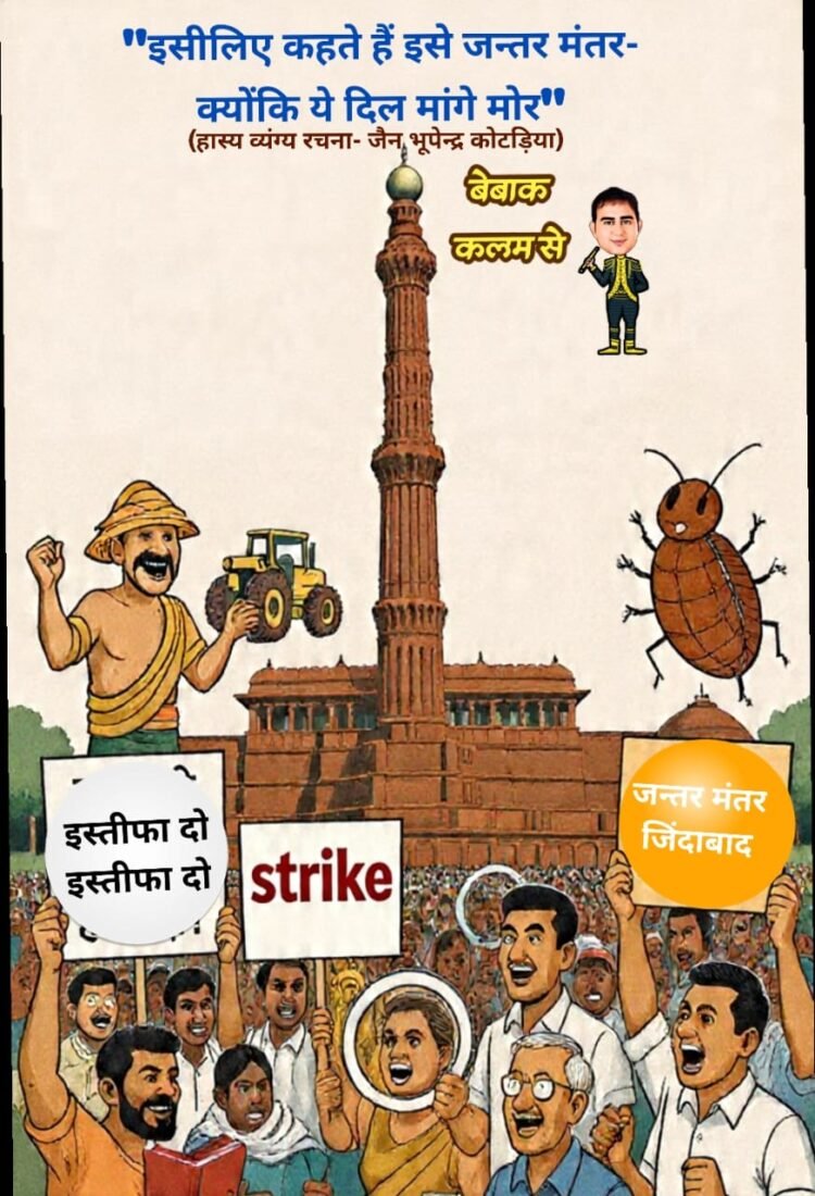 “इसीलिए कहते हैं इसे जन्तर मंतर, क्योंकि ये दिल मांगे मोर”-जैन भूपेंद्र कोटड़िया