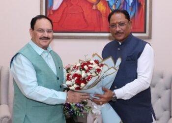 दिल्ली में CM साय की केंद्रीय मंत्री जेपी नड्डा से मुलाकात, छत्तीसगढ़ की स्वास्थ्य सेवाओं के विस्तार पर हुई चर्चा