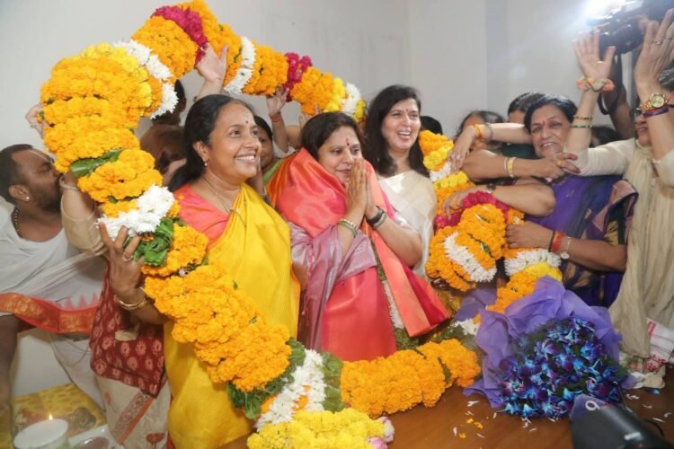 महिला मोर्चा की नवनियुक्त राष्ट्रीय अध्यक्ष रूप कुमारी चौधरी ने किया पदभार ग्रहण