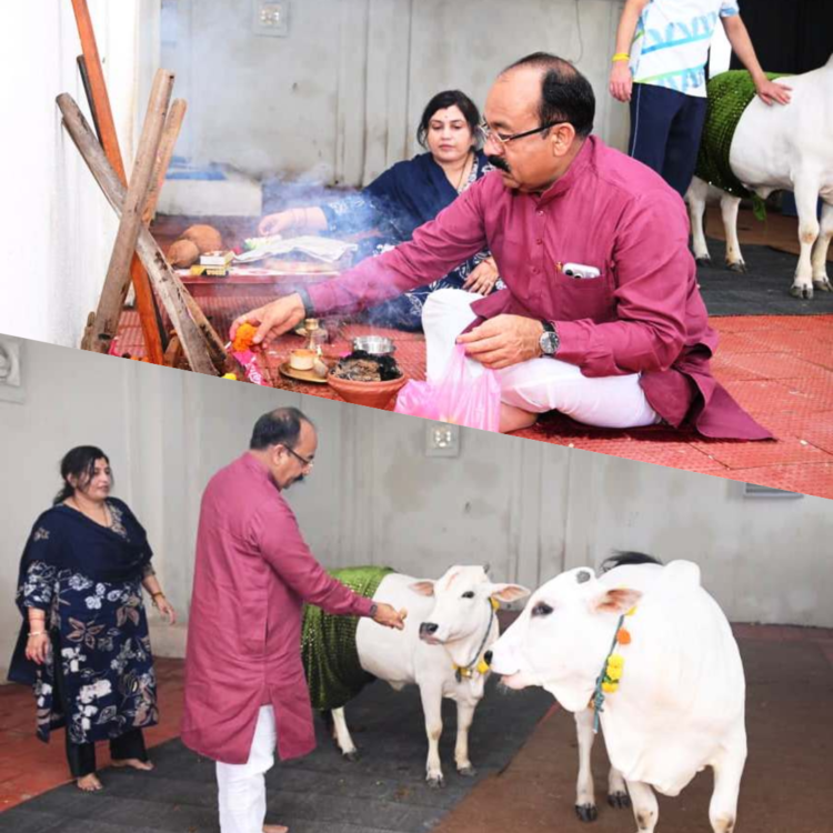 उप मुख्यमंत्री अरुण साव ने प्रदेशवासियों को दी हरेली की बधाई,गौमाता और कृषि औजारों की पूजा-अर्चना कर अच्छी फसल व खुशहाली का कामना की