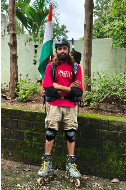 हौसले को सलाम! स्केटिंग करते 16 राज्यों का सफर पूरा, अब 17वें राज्य छत्तीसगढ़ पहुंचे रुद्र
