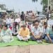 महाविद्यालय भवन की मांग पर छात्रों का फूटा गुस्सा, कांग्रेस के साथ किया चक्काजाम