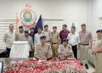 खैरागढ़ में सराफा दुकान से 22.6 किलो चांदी चोरी का खुलासा: नागपुर से स्कूटी चुराकर पहुंचे थे आरोपी, 3 गिरफ्तार