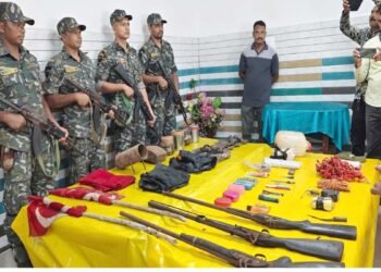 मलकानगिरी में सुरक्षा बलों की बड़ी कामयाबी, 3 देसी बंदूकें और क्लेमोर माइन समेत माओवादी सामग्री बरामद