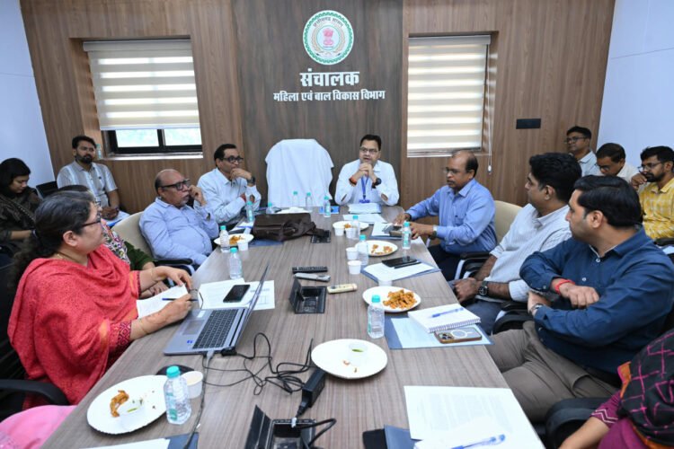 पोषण माह 2026 के सफल आयोजन को लेकर राज्य स्तरीय तैयारियों की समीक्षा