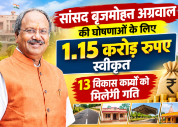 सांसद बृजमोहन अग्रवाल की घोषणाओं के लिए 1.15 करोड़ रुपए स्वीकृत, 13 विकास कार्यों को मिलेगी गति