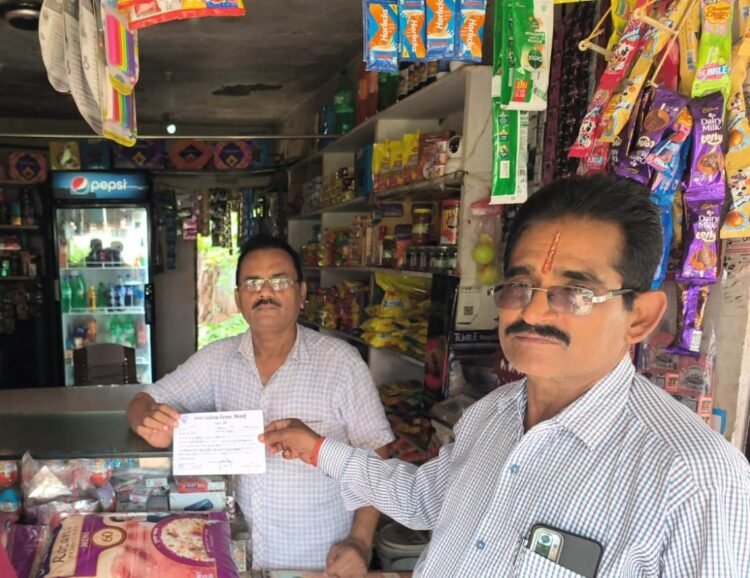 राधिका नगर में निगम की चालानी कार्रवाई, नियमों का उल्लंघन करने वालों से 8,700 वसूले