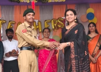 शिक्षक दिवस लोहारा कॉलेज में हर्षोल्लास के साथ मनाया गया
