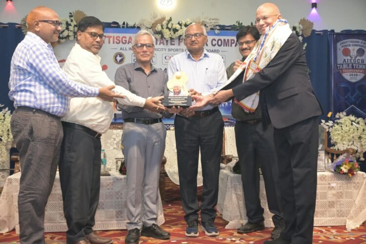 छत्तीसगढ़ ने जीता अखिल भारतीय विद्युत मंडलीय टेबल टेनिस प्रतियोगिता का खिताब