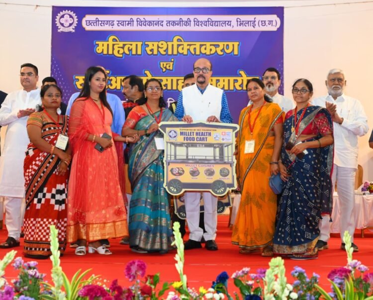 सीएसवीटीयू भिलाई द्वारा बीआईटी दुर्ग में ‘महिला सशक्तिकरण, उद्यमिता एवं स्टार्टअप अभिनंदन कार्यक्रम’ का भव्य आयोजन