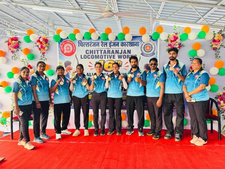 16वीं अखिल भारतीय रेलवे तीरंदाजी चैंपियनशिप में दक्षिण पूर्व मध्य रेलवे का शानदार प्रदर्शन