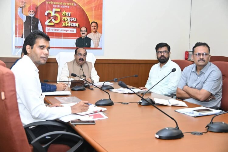 सेवा संकल्प अभियान की तैयारियों की समीक्षा, अरुण साव ने नगरीय निकायों को दिए जनभागीदारी बढ़ाने के निर्देश