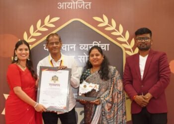 णमोकार सेवा के मनोज छाबड़ा को महाराष्ट्र भूषण पुरस्कार प्रदान