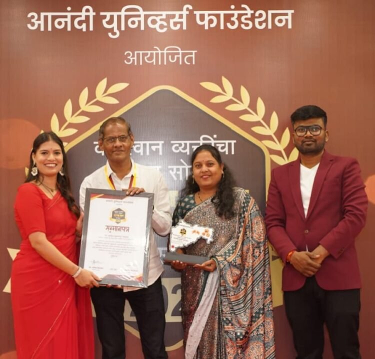 णमोकार सेवा के मनोज छाबड़ा को महाराष्ट्र भूषण पुरस्कार प्रदान