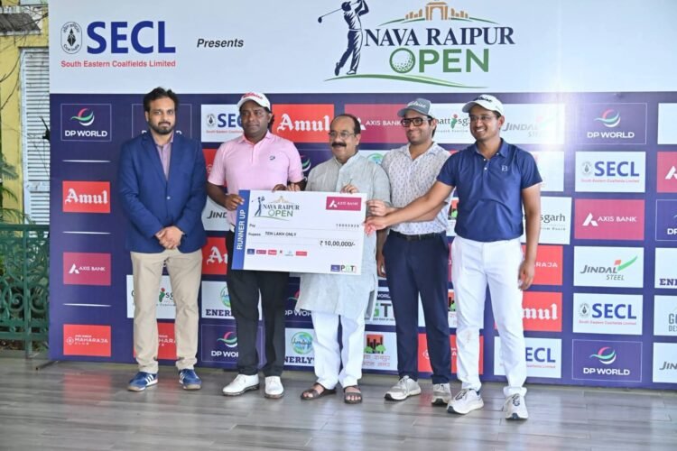 डीपी वर्ल्ड नवा रायपुर ओपन का समापन, अरुण साव ने विजेता खिलाड़ियों को किया सम्मानित