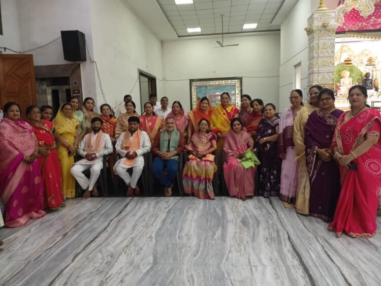 श्री सनमती नगर दिगंबर जैन मंदिर में व्रतियों का सम्मान…