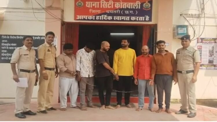 जालमपुर में सजी थी जुए की महफिल, पुलिस ने मारा छापा; 6 गिरफ्तार