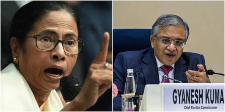 ममता बनर्जी की मांग- CEC ज्ञानेश कुमार को किया जाए गिरफ्तार, SIR वाले राज्यों में फिर हों चुनाव
