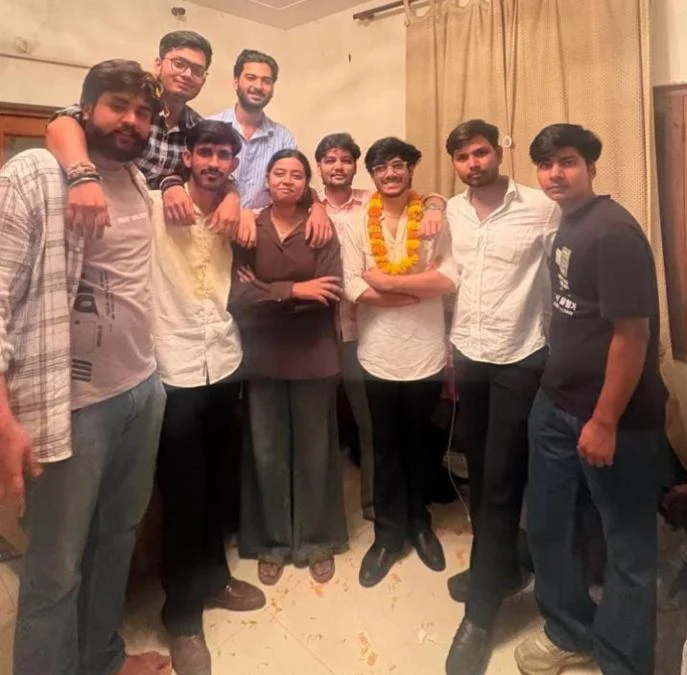 दिल्ली विश्वविद्यालय छात्रसंघ चुनाव में छत्तीसगढ़ के पीयूष जायसवाल की ऐतिहासिक जीत