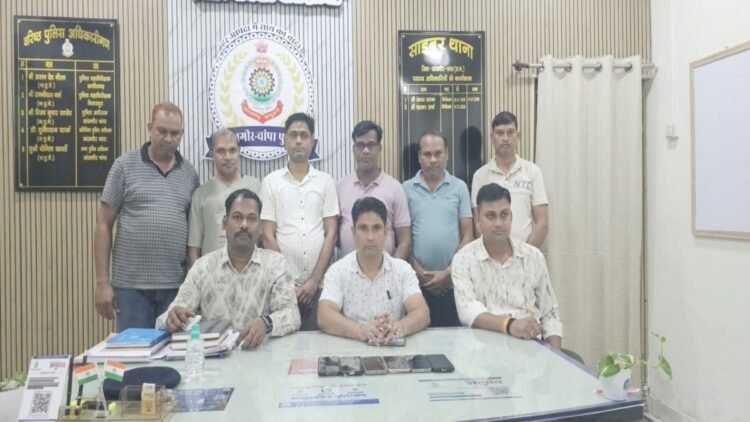 जांजगीर में BDG ऑनलाइन सट्टा नेटवर्क का भंडाफोड़, मास्टर एडमिन समेत 6 गिरफ्तार