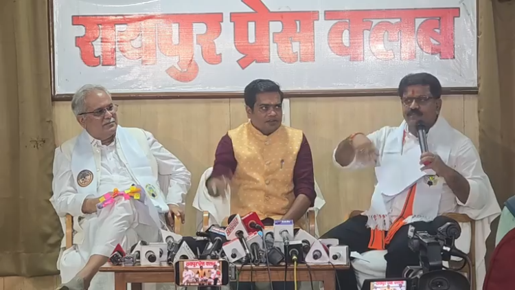 PM आवास योजना पर आमने-सामने भूपेश बघेल और विजय शर्मा, रायपुर प्रेस क्लब में शुरू हुई डिबेट