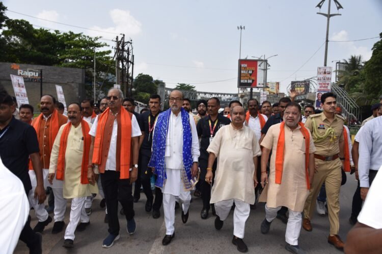 रायपुर में ‘नशामुक्त भारत’ के संकल्प के साथ पदयात्रा, राज्यपाल रमेन डेका हुए शामिल
