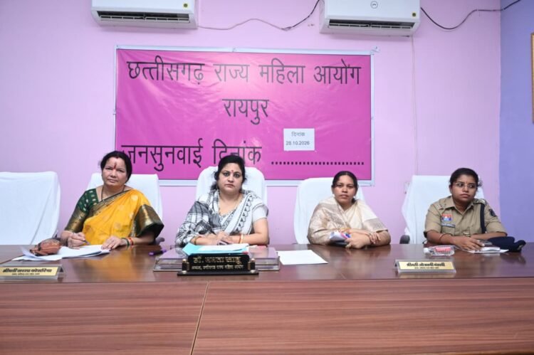 महिला आयोग की जनसुनवाई में 28 प्रकरणों की सुनवाई, दैहिक शोषण के मामले में FIR दर्ज