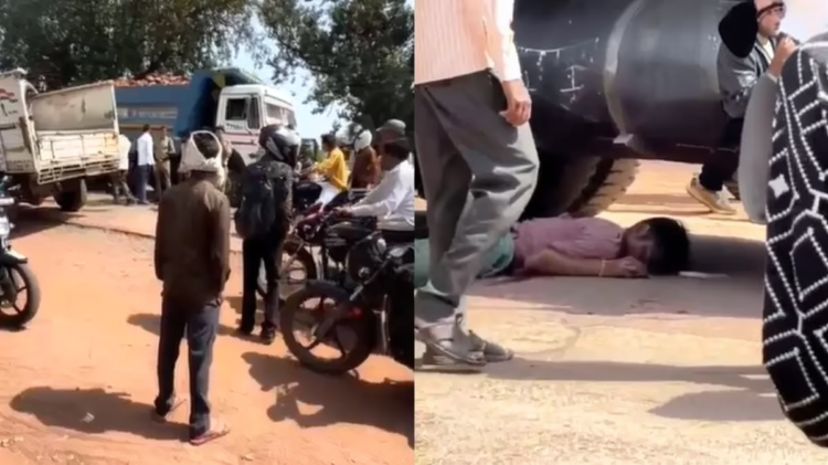 अभनपुर में दर्दनाक सड़क हादसा, हाईवा को ओवरटेक करते समय एक्टिवा सवार 16 वर्षीय नाबालिग की मौत; दो घायल
