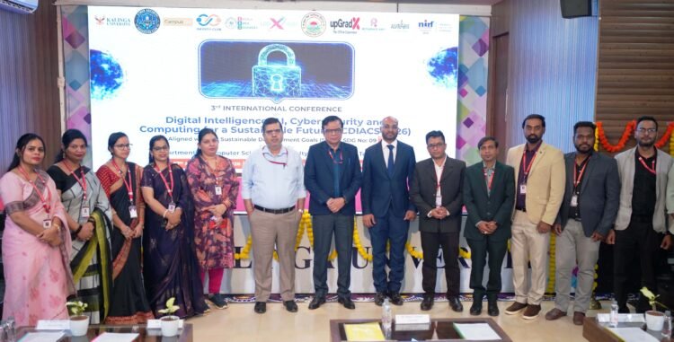 कलिंगा विश्वविद्यालय द्वारा डिजिटल इंटेलिजेंस, कृत्रिम बुद्धिमत्ता (AI) एवं साइबर सुरक्षा पर तीसरे अंतरराष्ट्रीय सम्मेलन का आयोजन