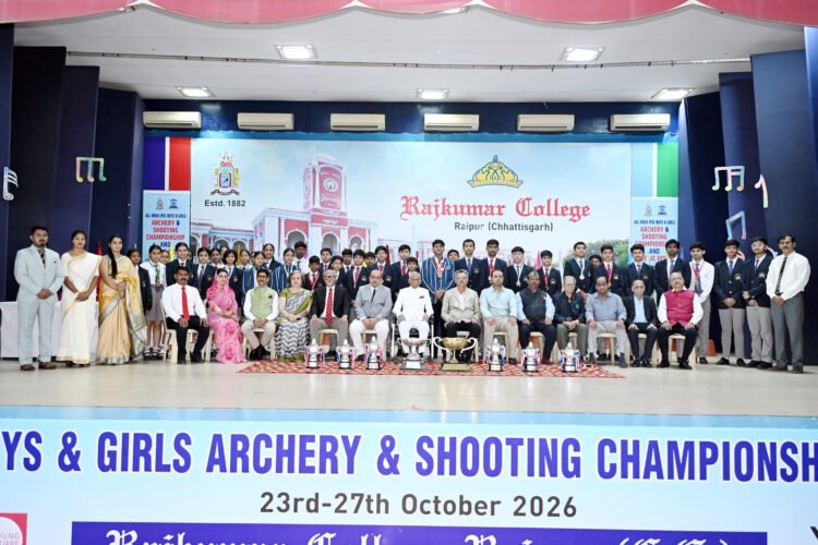 राजकुमार कॉलेज रायपुर ने शूटिंग चैंपियनशिप में जीता डबल खिताब, 48 पदक किए अपने नाम