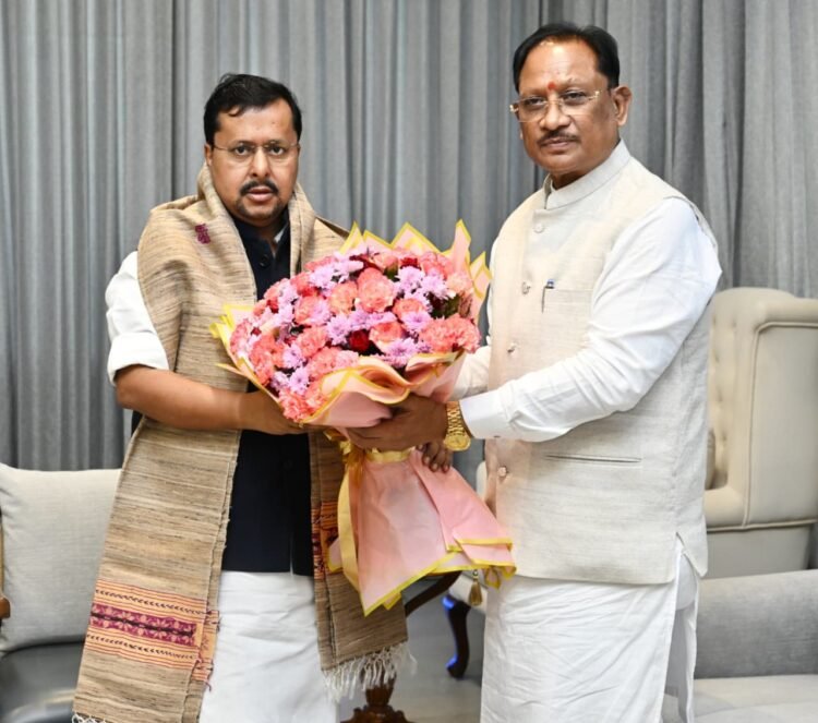 सीएम साय ने भाजपा राष्ट्रीय अध्यक्ष नितिन नवीन से की सौजन्य मुलाकात