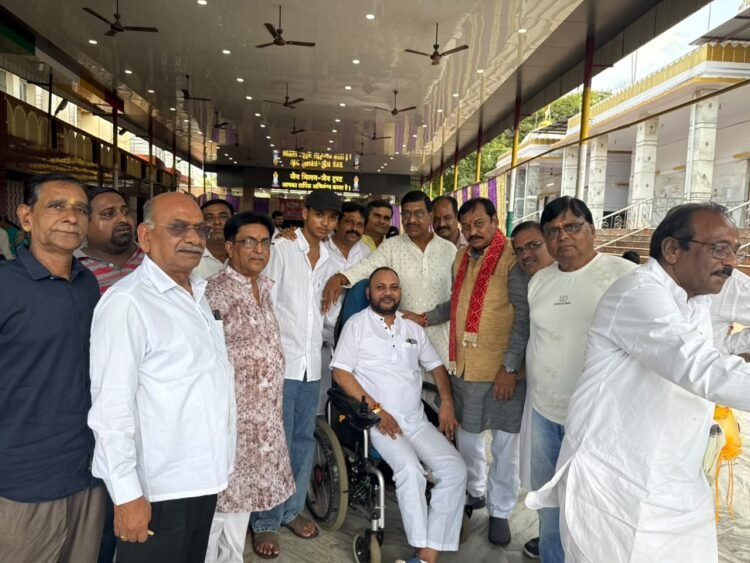 आचार्य श्री विद्यासागर महाराज जी को भारत रत्न देने का सांसद विजय बघेल ने किया आग्रह