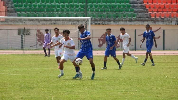 रायपुर में पहली बार यूथ आई-लीग का रोमांच, RKM FA नारायणपुर ने ब्रह्मविद FA को 2-1 से हराया..