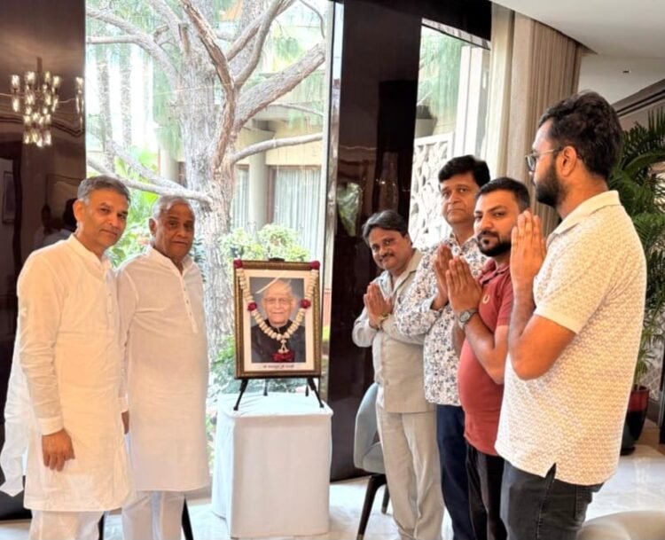 मार्बल उद्योगपति कंवरलाल पाटनी के निधन पर श्रद्धांजलि, शोकाकुल परिवार से मिलकर जताया संवेदना