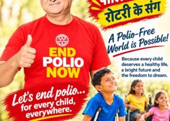 24 अक्टूबर को तीन राज्यों में गूंजेगा पोलियो जागरूकता का संदेश
