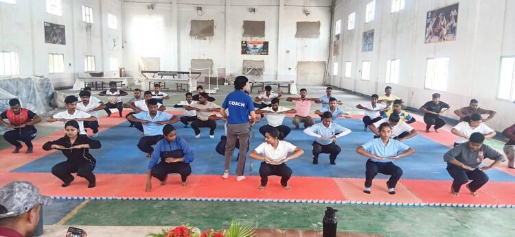 मैट्स यूनिवर्सिटी में स्कूल ऑफ़ फिजिकल एजुकेशन जूडो और कुश्ती क्लिनिक का सफल आयोजन किया