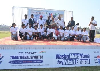रायपुर में 150 से अधिक युवाओं ने पारंपरिक खेलों से दिया नशामुक्ति का संदेश, ‘नशामुक्त युवा फॉर विकसित भारत’ अभियान के तहत आयोजन